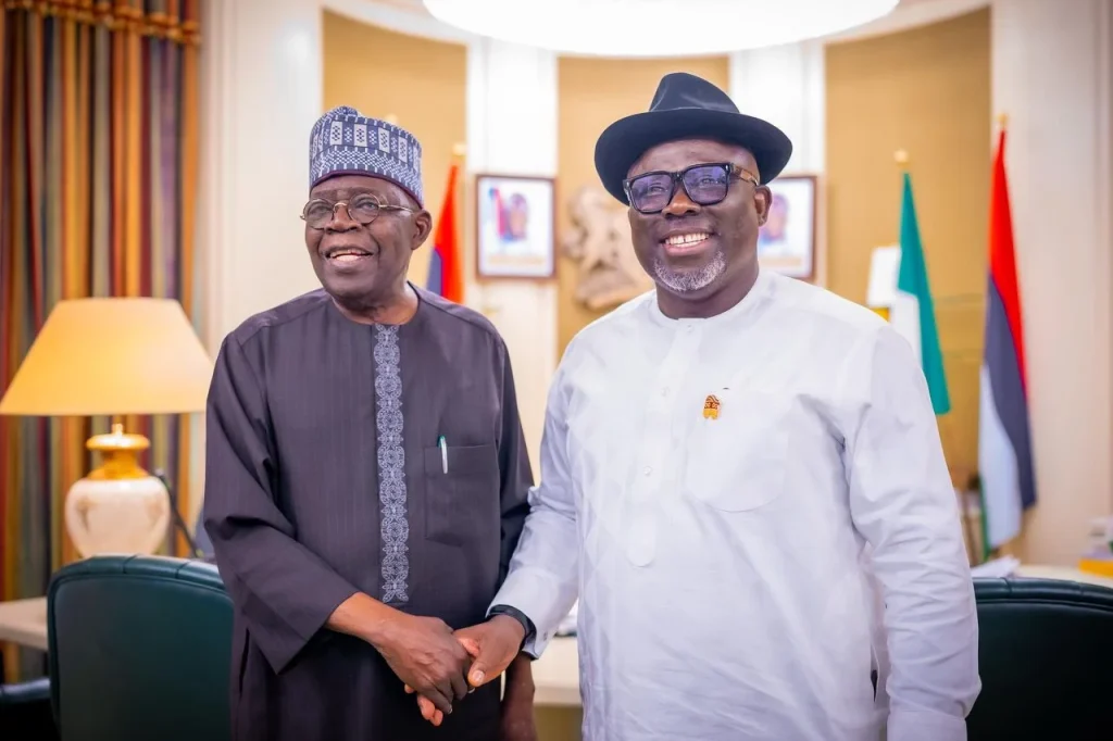 Oborevwori meets Tinubu, Ganduje in Abuja after defection to APC
