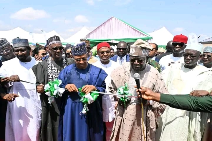Tinubu commissions 300-bed hospital, 100 CNG buses, vocational centres in Kaduna