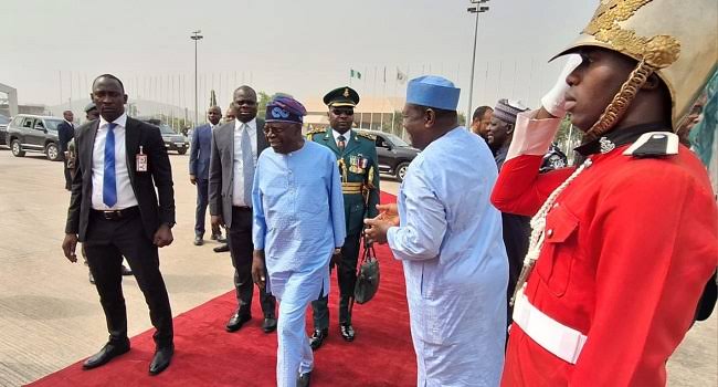 President Tinubu Arrives In Kaduna To Commission Projects