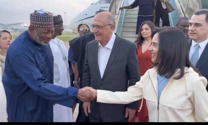 Brazilian Vice President Geraldo Alckmin, wife arrive Nigeria for strategic engagement