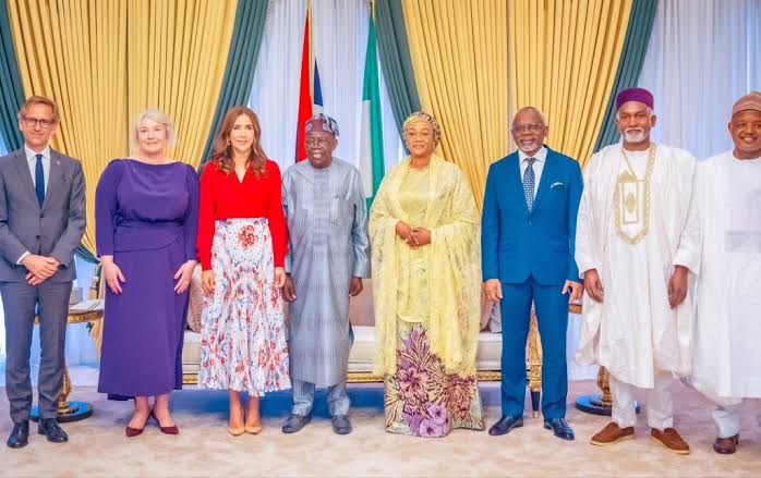 Tinubu Hosts Queen Of Denmark At Aso Villa
