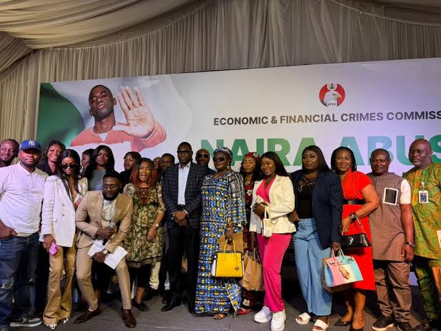 EFCC Hosts Entertainers, Others, Seeks Support Against Naira Abuse