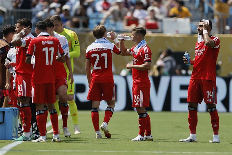 World Cup to include 3-minute hydration breaks in each half of all games,to help combat World Cup heat