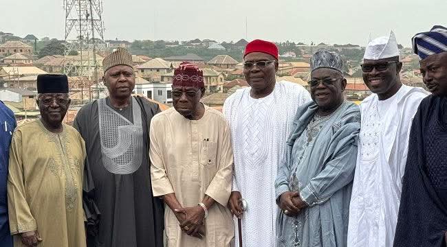 Turaki, Other PDP Elder Statesmen Meet With Obasanjo In Abeokuta