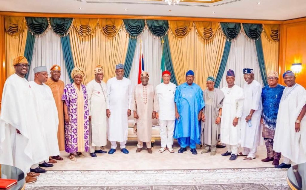 Tinubu meets Osun APC Governorship aspirants, harps on party unity, consensus building
