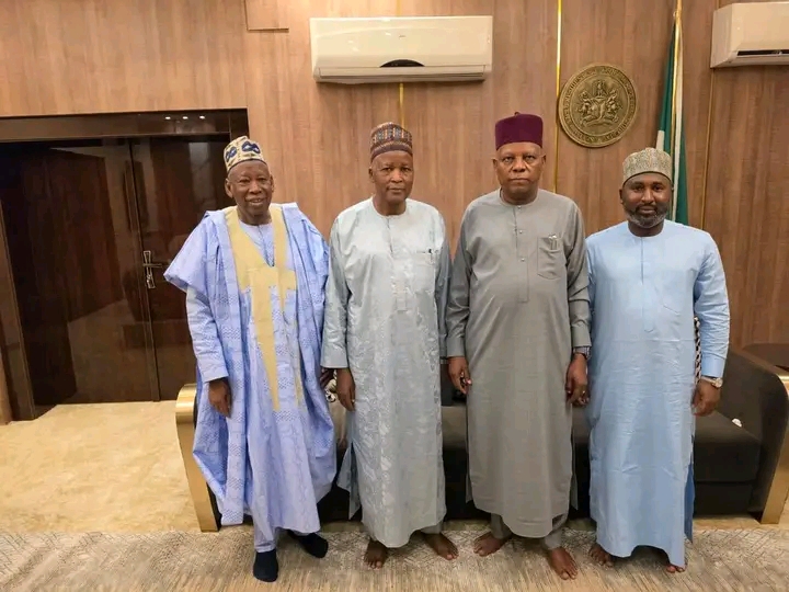 2027: VP Shettima meets Ganduje, Kano ex-deputy gov in closed-door