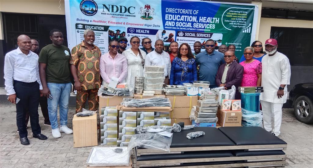 NDDC Donates Medical Equipment to Rivers Health Centre