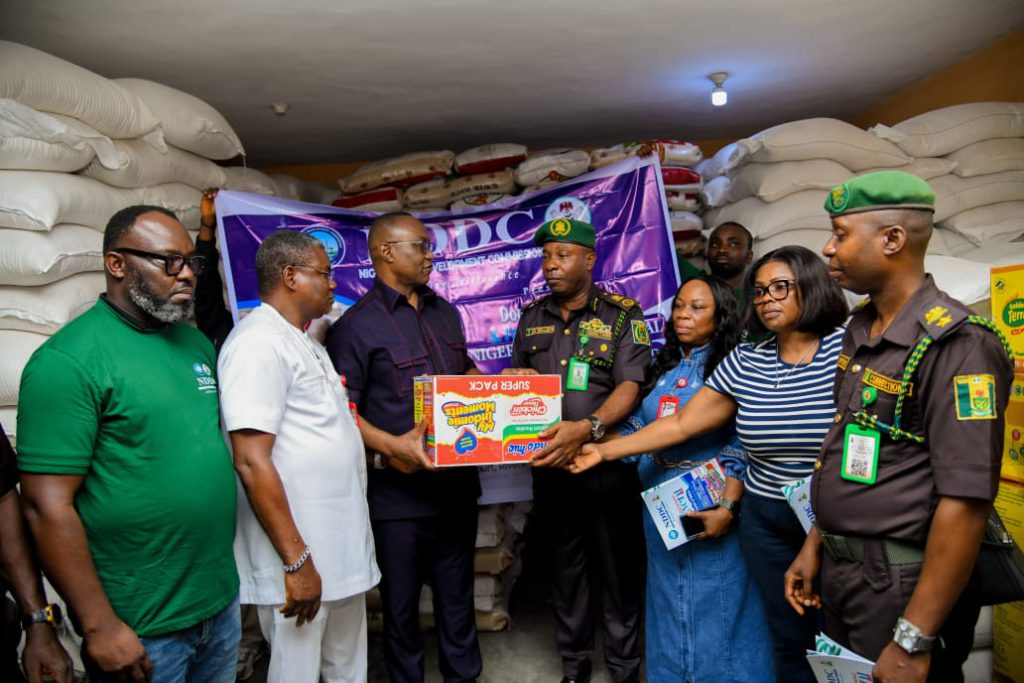 NDDC donates relief materials to Correctional Service in Rivers