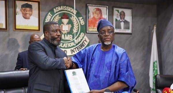 Segun Aina assumes office as JAMB registrar, vows to uphold integrity