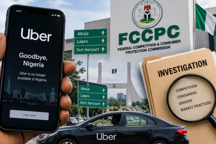 FCCPC Probes Uber’s Exit From Nigeria Over Unfulfilled Customers Services